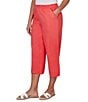 Ruby Rd. Petite Size Soft Double Gauze Relaxed Pull-On Pant - Image 3