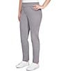 Ruby Rd. Petite Size Soft Stretch Pull-On Ankle Pants, Color:Pewter - Image 4
