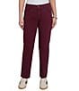 Ruby Rd. Petite Size Soft Stretch Straight Leg Denim Ankle Pants - Image 1
