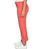 Ruby Rd. Petite Size Soft Stretch Twill Cuffed Hem Girlfriend Pants, Color:Deep Orange - Image 3