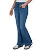 Ruby Rd. Petite Size Premium Stretch Denim Kick Flare Jeans - Image 3