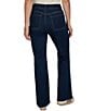 Ruby Rd. Petite Size Stretch Denim Kick Flare Jeans - Image 2