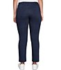 Ruby Rd. Petite Size Stretch Pull-On Slim Ankle Jeans, Color:Dark Indigo - Image 2