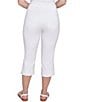 Ruby Rd. Petite Size Stretch Straight Leg Pull-On Capri Pants - Image 2