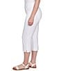 Ruby Rd. Petite Size Stretch Straight Leg Pull-On Capri Pants - Image 4