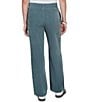 Ruby Rd. Petite Size Stretch Velveteen Wide Leg Drawstring Pants - Image 2