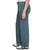 Ruby Rd. Petite Size Stretch Velveteen Wide Leg Drawstring Pants - Image 3