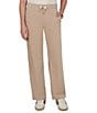 Ruby Rd. Petite Size Stretch Velveteen Wide Leg Drawstring Pants - Image 5