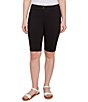 Ruby Rd. Petite Size Tech Bermuda Shorts, Color:Black - Image 1