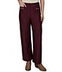 Ruby Rd. Petite Size Textured Pique Knit Ankle Length Pants - Image 1