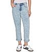 Ruby Rd. Petite Size Ultra-Soft Rolled Hem Girlfriend Jeans - Image 1