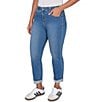 Ruby Rd. Petite Size Ultra-Soft Rolled Hem Girlfriend Jeans - Image 5