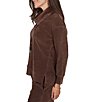 Ruby Rd. Petite Size Velveteen Cowl Neck Long Sleeve Coordinating Pullover - Image 6