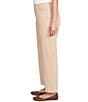 Ruby Rd. Petite Size Wide Leg Pull-On Pants, Color:Biscotti - Image 3