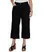 Ruby Rd. Plus Size 5-Pocket Wide Cuff Denim Crop Jean - Image 1