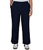 Ruby Rd. Plus Size Coordinating Premium Rib Knit Full Length Lounge Pants - Image 1