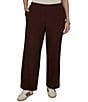 Ruby Rd. Plus Size Coordinating Premium Rib Knit Full Length Lounge Pants - Image 1