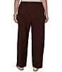 Ruby Rd. Plus Size Coordinating Premium Rib Knit Full Length Lounge Pants - Image 2