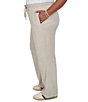 Ruby Rd. Plus Size Coordinating Stretch Velveteen Wide Leg Pants - Image 3