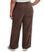 Ruby Rd. Plus Size Coordinating Stretch Velveteen Wide Leg Pants - Image 5
