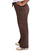 Ruby Rd. Plus Size Coordinating Stretch Velveteen Wide Leg Pants - Image 6