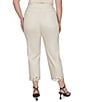 Ruby Rd. Plus Size Embroidered Cut Out Trim Straight Leg Ankle Pants - Image 2