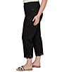 Ruby Rd. Plus Size Embroidered Cut Out Trim Straight Leg Ankle Pants - Image 3