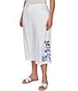 Ruby Rd. Plus Size Embroidered Wide-Leg Capri Denim Pant - Image 4