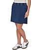 Ruby Rd. Plus Size French Terry Ribbed Waist Pull-On Skort - Image 3
