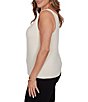 Ruby Rd. Plus Size Knit Jersey Reversable Neckline Sleeveless Tank - Image 3