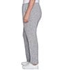 Ruby Rd. Plus Size Knit Pull-On Sweatpants, Color:Gray Heather - Image 3