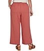 Ruby Rd. Plus Size Lightweight Ramie Lace Trim Sideseam Detail Wide-Leg Pull-On Pants - Image 2