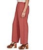 Ruby Rd. Plus Size Lightweight Ramie Lace Trim Sideseam Detail Wide-Leg Pull-On Pants - Image 4