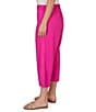 Ruby Rd. Plus Size Linen Blend Pintuck Wide Leg Crop Pants - Image 3