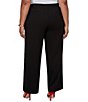 Ruby Rd. Plus Size Ponte Scalloped Detail Wide Leg Pants - Image 2