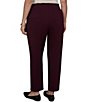 Ruby Rd. Plus Size Ponte Straight Leg Hollywood Waist Ankle Length Pull-On Pants - Image 2