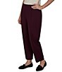 Ruby Rd. Plus Size Ponte Straight Leg Hollywood Waist Ankle Length Pull-On Pants - Image 3