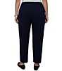 Ruby Rd. Plus Size Ponte Straight Leg Hollywood Waist Ankle Length Pull-On Pants - Image 5