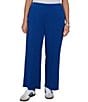 Ruby Rd. Plus Size Scuba Pique Wide Leg Pull-On Pants - Image 1