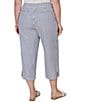 Ruby Rd. Plus Size Seersucker Stripe Capri Pants - Image 2