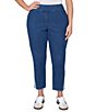 Ruby Rd. Plus Size Slim Leg Pull-On Ankle Jeans - Image 1