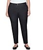 Ruby Rd. Plus Size Soft Denim Pull-On Boot-Cut Jeans, Color:Black - Image 4