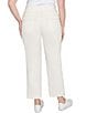 Ruby Rd. Plus Size Soft Stretch Denim Pull-On Ankle Pants, Color:Ivory - Image 2