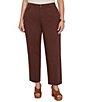 Ruby Rd. Plus Size Soft Stretch Straight Leg Denim Ankle Pants - Image 4