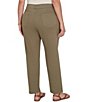 Ruby Rd. Plus Size Soft Stretch Straight Leg Denim Ankle Pants - Image 2