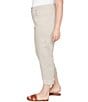 Ruby Rd. Plus Size Soft Stretch Twill Cuffed Hem Girlfriend Pants, Color:Chino - Image 3
