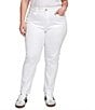 Ruby Rd. Plus Size Straight Slim Leg Denim Jeans - Image 1
