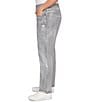 Ruby Rd. Plus Size Stretch Cotton-Blend Straight Slim Leg Metallic Denim Pull-On Jeans, Color:Smoke Multi - Image 3