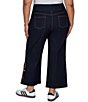 Ruby Rd. Plus Size Stretch Denim Embroidered Hem Pull-On Pants - Image 2