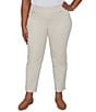 Ruby Rd. Plus Size Stretch Denim Pull-On Ankle Pants - Image 1